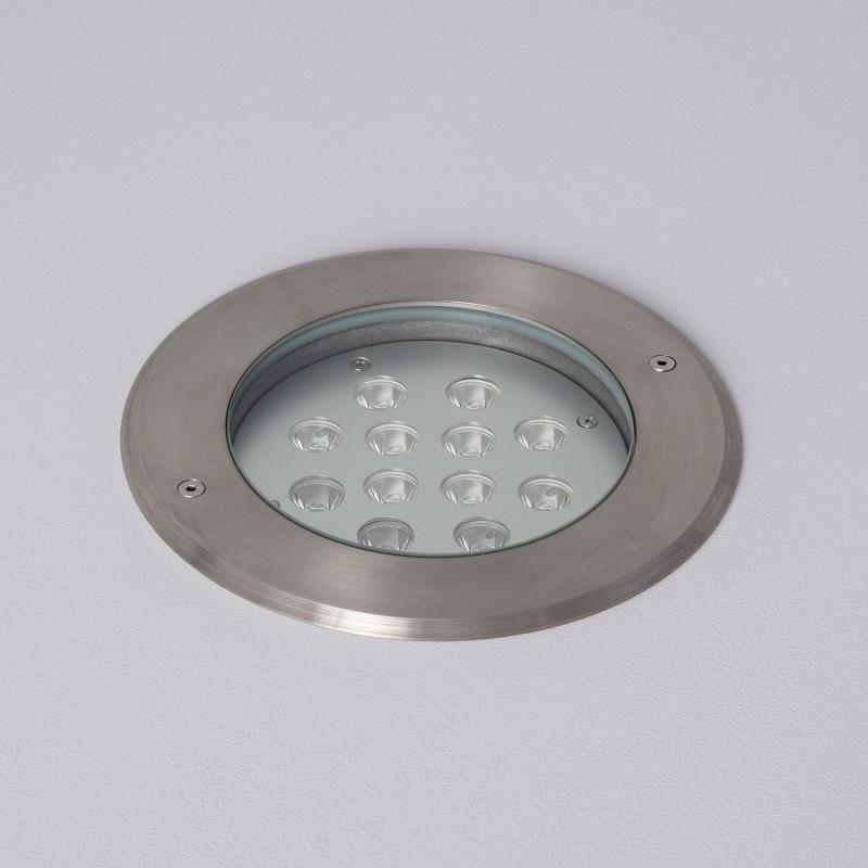 Image of 12W Warm White LED Recessed Ground Light IP67