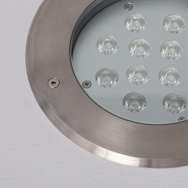 Image of 12W Warm White LED Recessed Ground Light IP67