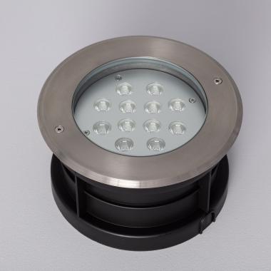Image of 12W Warm White LED Recessed Ground Light IP67