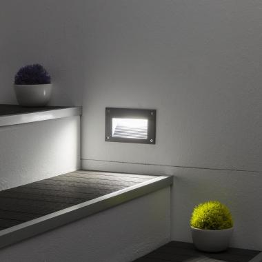 Image of Edit Mystic Warm White LED Recessed Outdoor Wall Light