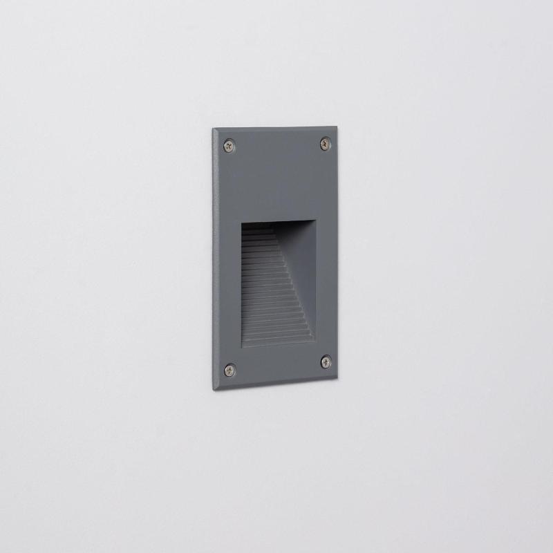Image of Edit Copper 3W Daylight LED Recessed Outdoor Wall Light
