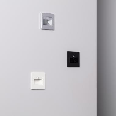 Image of Edit Beacon Cool White LED Recessed Wall Light with PIR Sensor