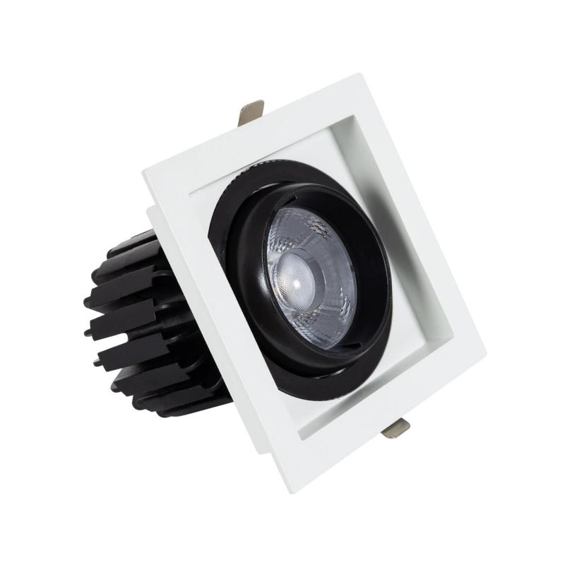 Image of Square Expert Colour 18W Cool Daylight COB LED Adjustable Downlight Cutout 125x125mm