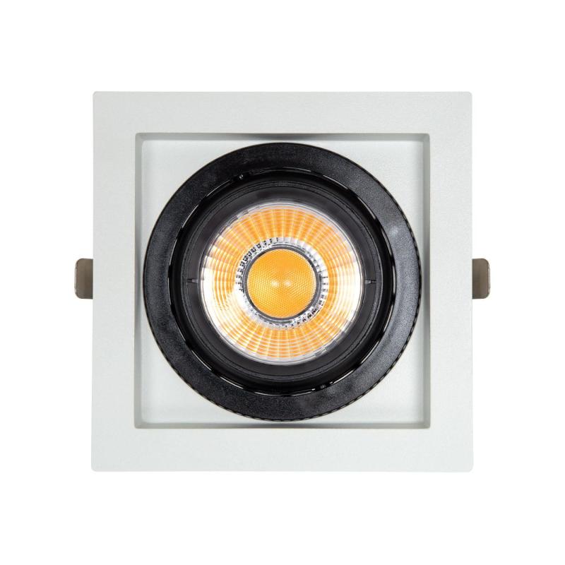 Image of Square Expert Colour 18W Cool Daylight COB LED Adjustable Downlight Cutout 125x125mm