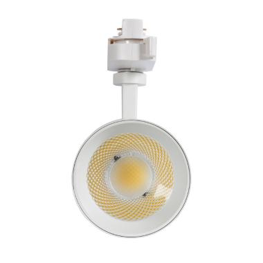 Image of Single Circuit 20W Cool White Dimmable LED Track Light New Mallet