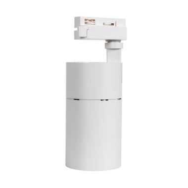Image of Single Circuit 20W Cool White Dimmable LED Track Light New Mallet