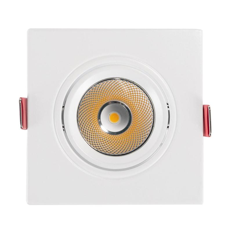 Image of Square 5W Cool White COB LED Adjustable Downlight New Madison Cutout 75mm