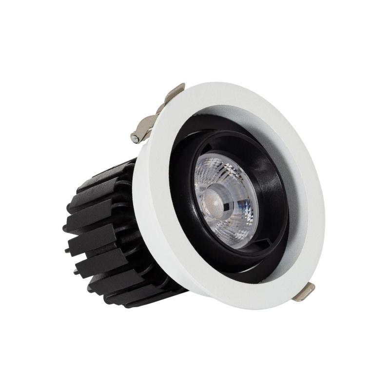 Image of Round Expert Colour 12W Cool Daylight COB LED Adjustable Downlight Cutout 100mm