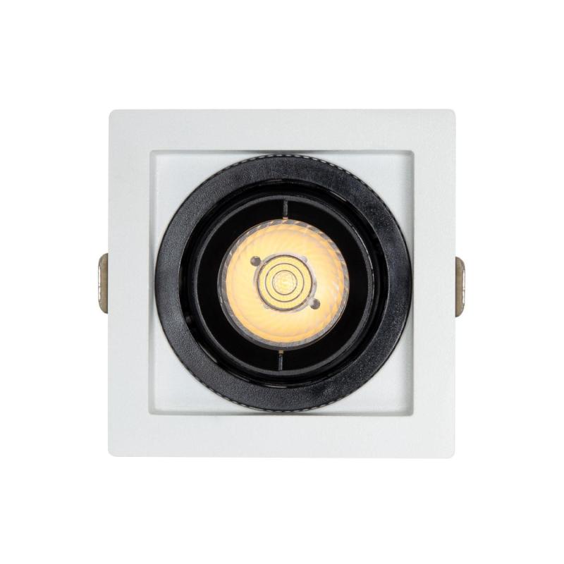 Image of Square Expert Colour 7W Cool Daylight COB LED Adjustable Downlight Cutout 82x82mm