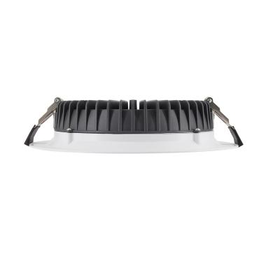 Image of SAMSUNG Aero Round 50W Colour Selectable COB LED Downlight Cutout 200mm with LIFUD Driver