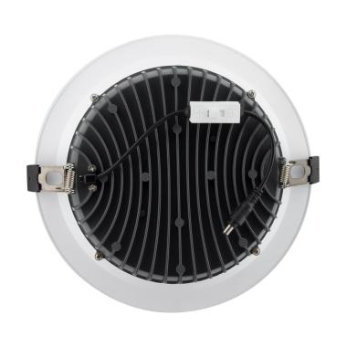 Image of SAMSUNG Aero Round 50W Colour Selectable COB LED Downlight Cutout 200mm with LIFUD Driver