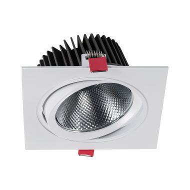 Image of Square 15W Warm White COB LED Adjustable Downlight New Madison Cutout 115mm