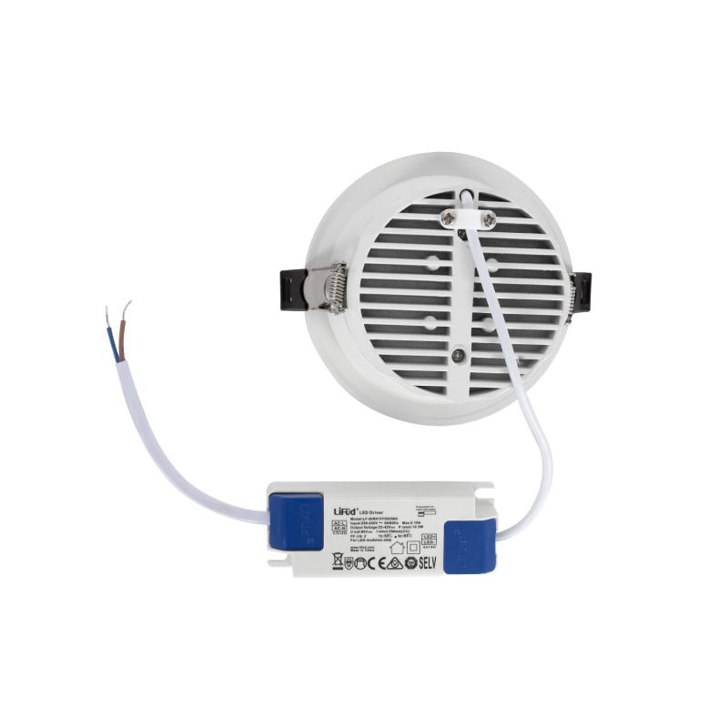 Image of Round Luxpremium 12W Cool Daylight LED Downlight Cutout 95mm with LIFUD Driver
