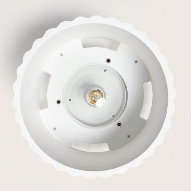 Image of Edit Column Plaster Flush Ceiling Light
