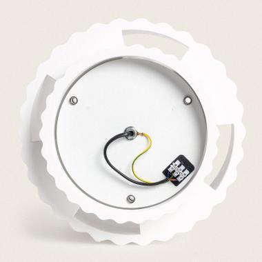 Image of Edit Column Plaster Flush Ceiling Light