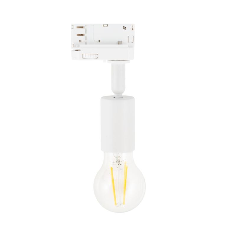 Image of Three Circuit Track Light Spotlight E27 Lampholder