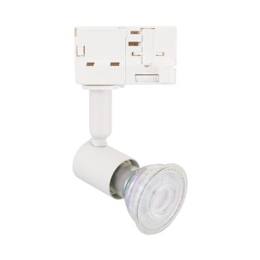 Image of Three Circuit Track Light Spotlight GU10 Lampholder