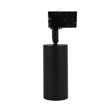 Image of Three Circuit Track Light GU10 Lampholder Quartz Black