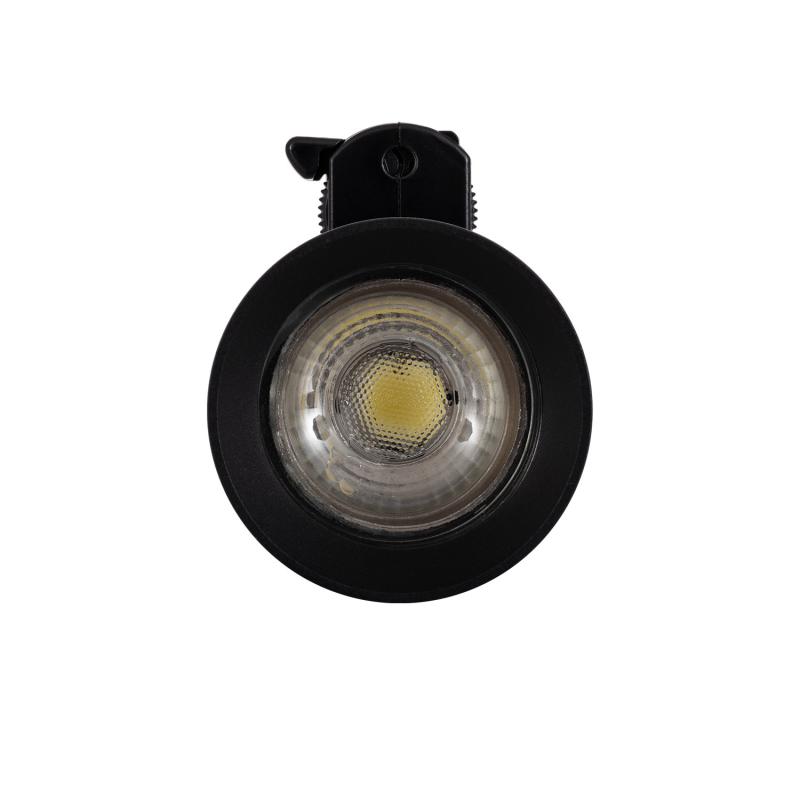 Image of Three Circuit Track Light GU10 Lampholder Quartz Black
