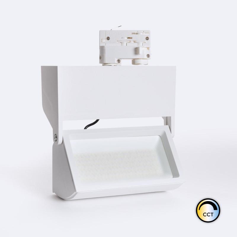 Image of Three Circuit 38W Colour Selectable CCT LED Track Light Piero
