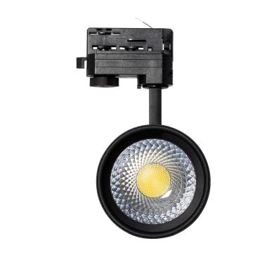 Image of Three Circuit 30W Colour Selectable CCT LED Track Light New d'Angelo Gradual Optic 36º LIFUD