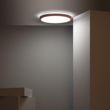 Image of Edit 19W Faina Metal Round LED Flush Ceiling Light