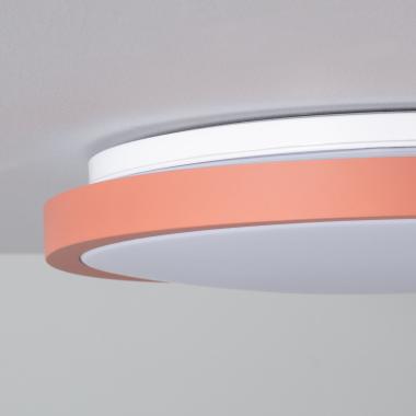 Image of Edit 19W Faina Metal Round LED Flush Ceiling Light