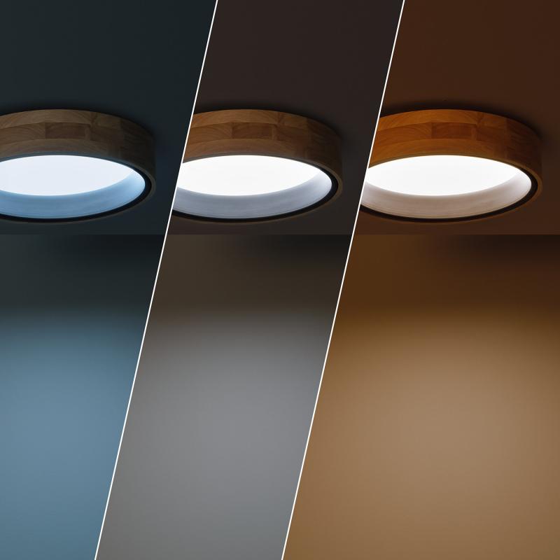 Image of Edit Dari Round 15W CCT LED Flush Ceiling Light