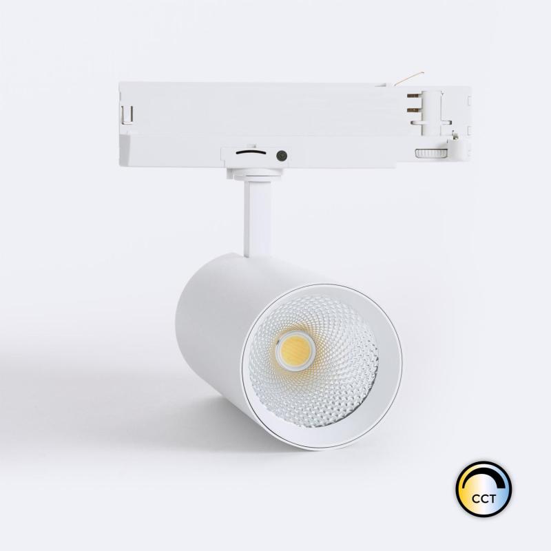Image of Three Circuit Track Light Carlo 40W Colour Selectable CCT LED