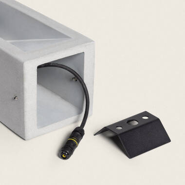Image of Edit Lumixa 380 Concrete LED Outdoor Bollard Light