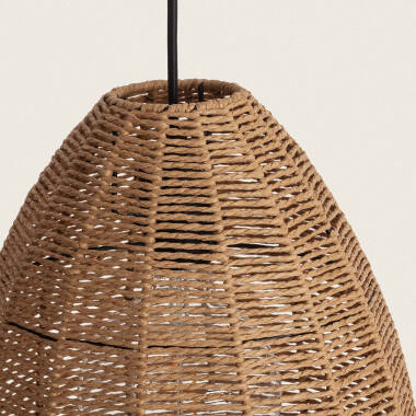 Image of Edit Mahali Braided Paper Ceiling Pendant Light