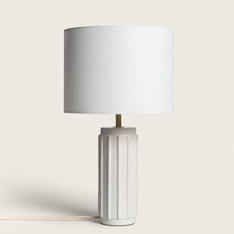 Image of Edit Corbusier Ceramic Table Lamp - Off