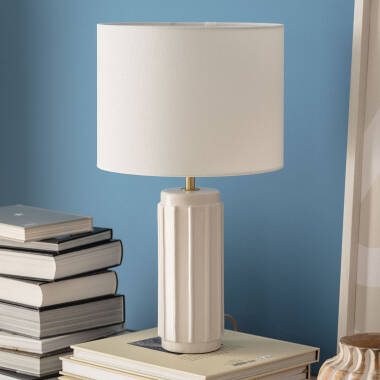 Image of Edit Corbusier Ceramic Table Lamp - Off