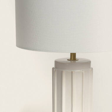 Image of Edit Corbusier Ceramic Table Lamp - Off