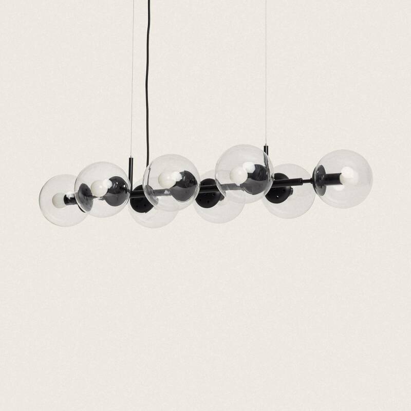 Image of Edit Wassily 8 Light Bar Glass Ceiling Pendant Light
