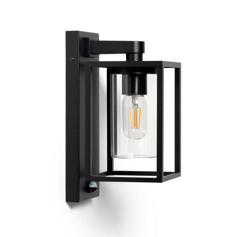 Image of Edit Amelia Outdoor Hanging Lantern Wall Light with PIR Sensor