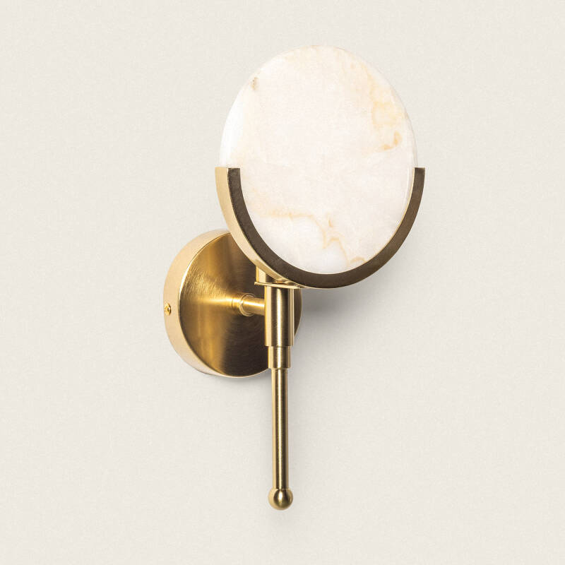 Image of Wisteria Lily Marble Wall Light