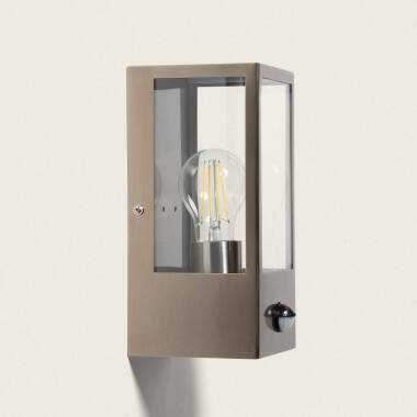 Edit Haworth Half Lantern Outdoor Wall Light with PIR Sensor