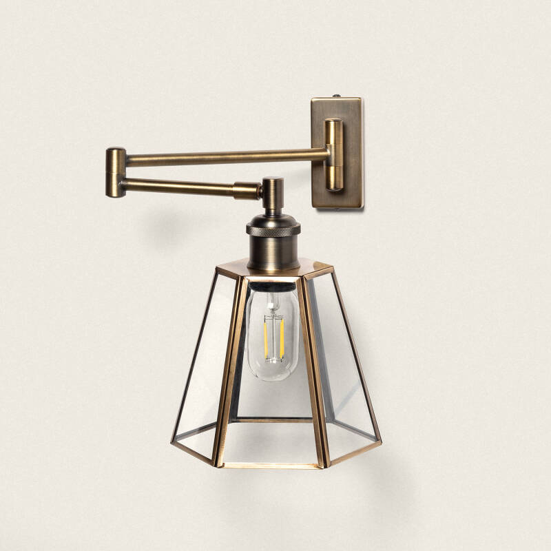 Image of Wisteria Dahlia Swing Arm Reading Light