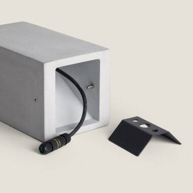 Image of Edit Lumixa 275 Concrete LED Outdoor Bollard Light