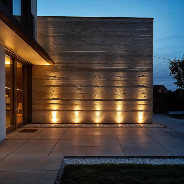 Image of 12W Warm White LED Recessed Ground Light IP67
