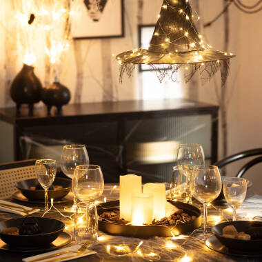 Image of Edit Pack of 3 LED Natural Wax Candle with Remote Control