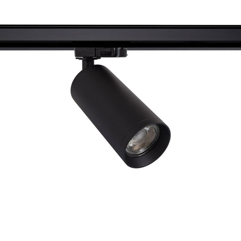 Image of Three Circuit Track Light GU10 Lampholder Quartz Black