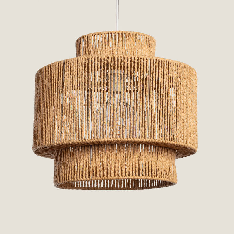 Image of Edit Neka Braided Paper Ceiling Pendant Light