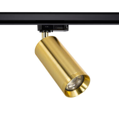 Three Circuit Track Light GU10 Lampholder Quartz Black