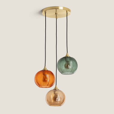 Image of Edit Klimt 3 Light Cluster Ceiling Pendant
