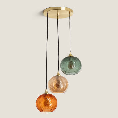 Image of Edit Klimt 3 Light Cluster Ceiling Pendant
