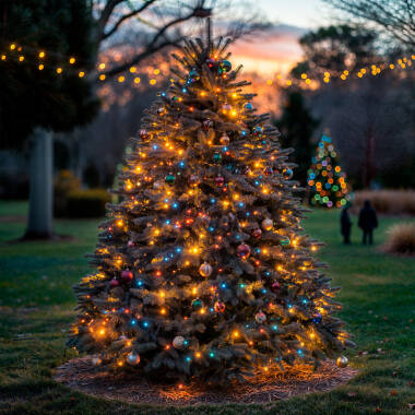 Image of 7M Suri Kentia Colour Changing Solar LED String Lights - 50 Lights