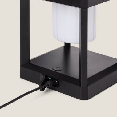Image of Edit Glow Solar LED Outdoor Table Lantern