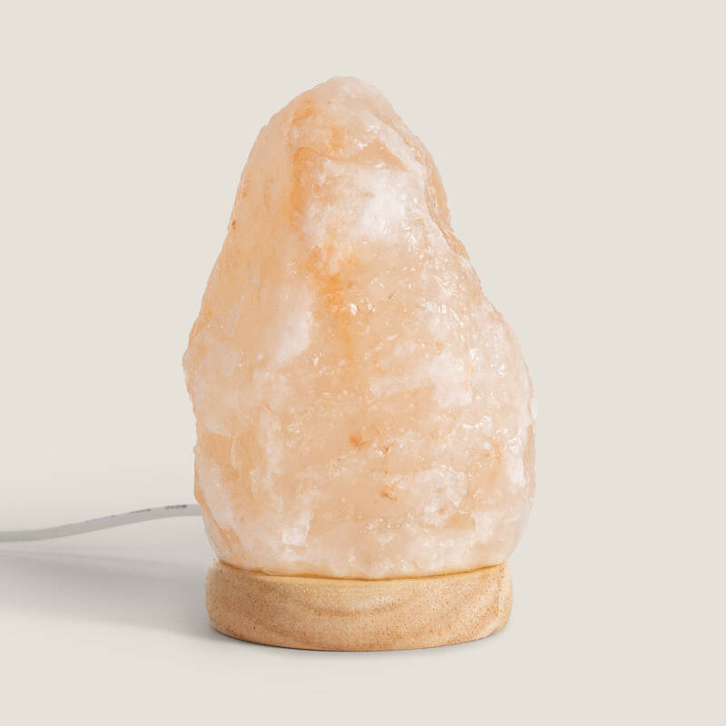 Image of Edit Mineral Salt LED Table Lamp with USB Connection